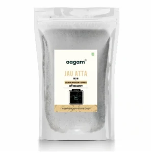 Aagam Premium Jau Atta - Natural, Pure & Nutritious, Gluten-Free, High-Fiber Flour for Roti, Healthy & Wholesome Jau Flour for Every Meal
