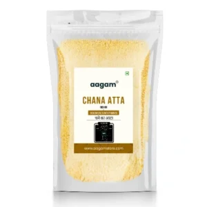 Aagam Premium Whole Chana Flour Gluten-Free, Rich in Protein & Fiber, High Protein, Gluten-Free, Pure & Natural, Rich in Protein & Fiber