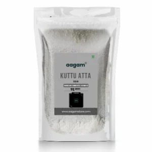Aagam Premium Buckwheat Flour (Whole Kuttu Atta) – Pure & Healthy, 100% Buckwheat Flour, Gluten-Free, Rich in Nutrients, Millet Atta for Fasting, Navratri Special & Fasting Flour