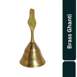Aagam Stuti Pure Brass Ghanti Med