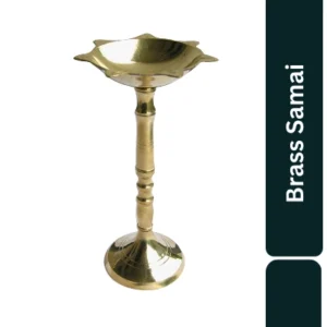 Aagam Stuti Pure Brass Samai