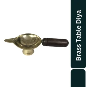 Aagam Stuti Pure Brass Table Diya