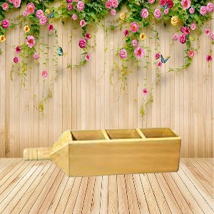 Aagam Crafts Pine Wood Wooden Bottle Shaped Multipurpose Tray