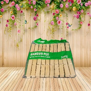 Aagam Crafts Bamboo Cloth Clip Wooden Clips for Cloths