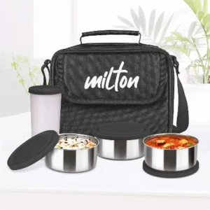 Milton Steel Softline Tiffin (Steel Combi) Red Colour