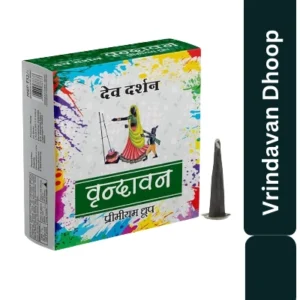 Devdarshan Vrindavan Premium Semi-Solid Dhoop 20 Sticks Each Mix Flavour