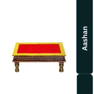 Plain Velvet Pooja Aasan Cloth/Chowki Aasan Kapda Mat for Puja Table