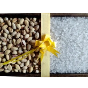 Aagam Dry Fruits Gift Pack/Combo/Box/Hamper Wooden(Pista, Mishri)